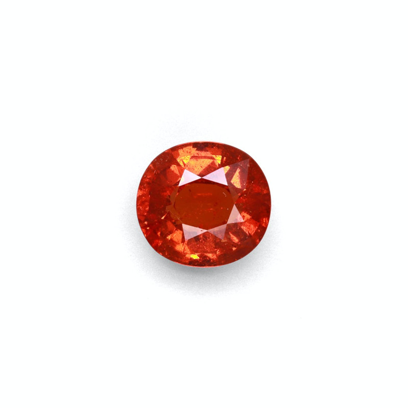 spessartite taille 椭圆形 橘子柑橘 4.53 carats