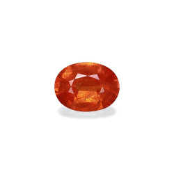 spessartite الحجم بيضاوي...