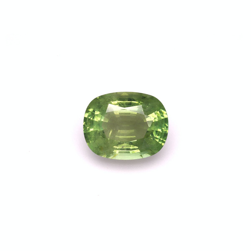 绿色电气石 taille 靠垫 开心果绿 15.14 carats