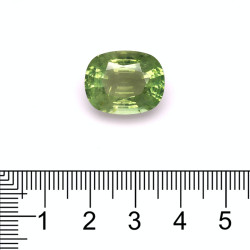 Groene Toermalijn kussen geslepen Pistache Groen 15.14 karaat