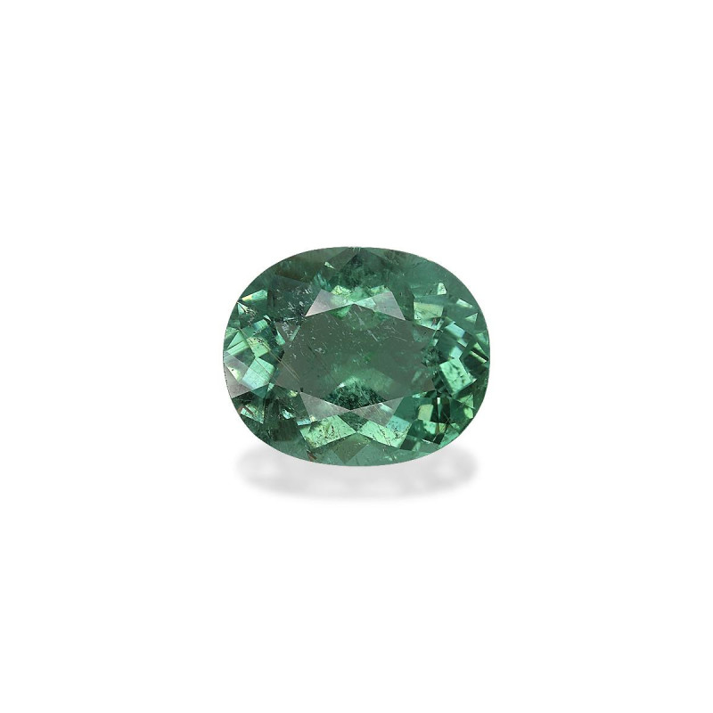 Tourmaline Verte taille OVALE Seafoam Green 10.44 carats