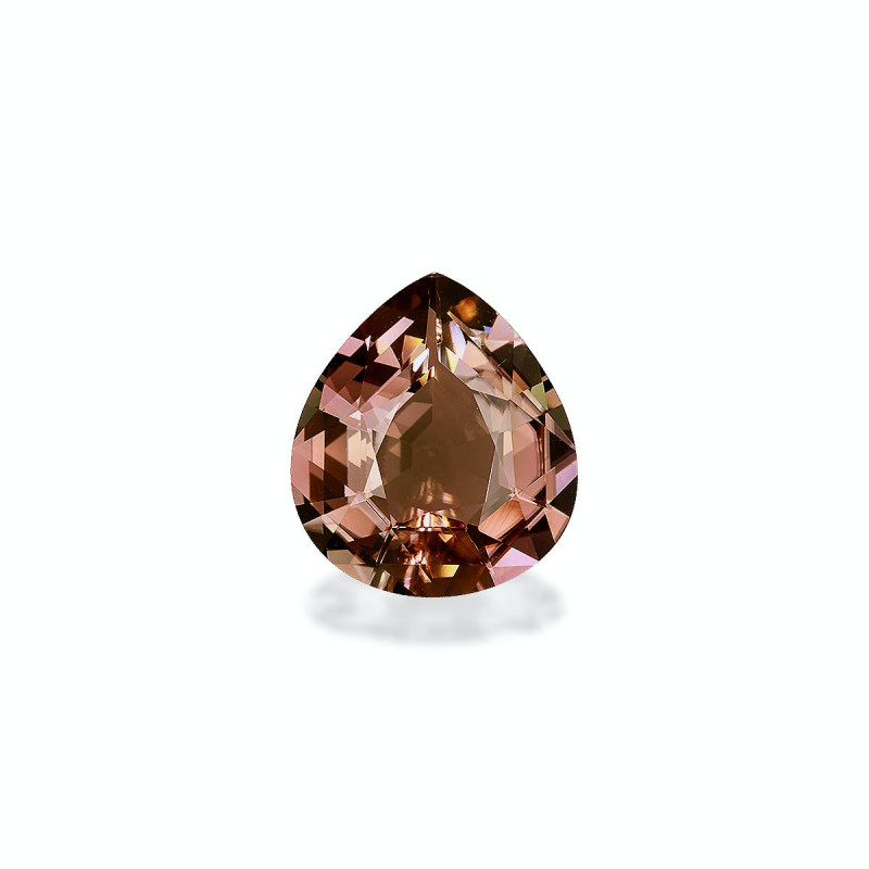 粉红碧玺 taille 梨子 鲑鱼色玫瑰 12.93 carats