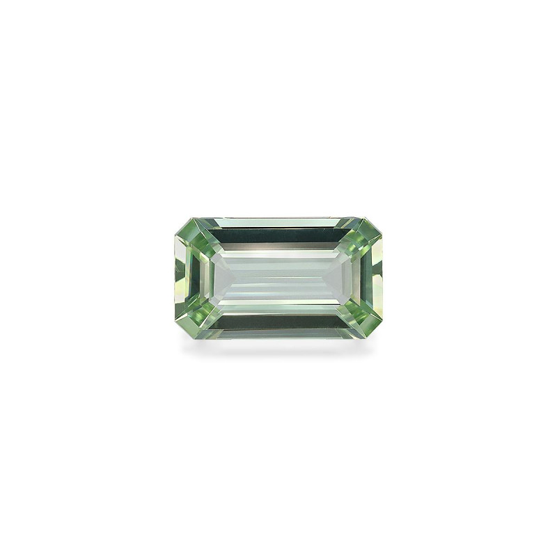 Tourmaline Verte taille RECTANGULARE Vert Pâle 5.91 carats