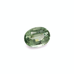Ovale geslepen groene toermalijn van 22,76 karaat
