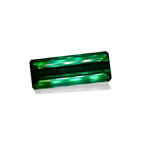 RECTANGULAR-cut Green Tourmaline Green 72.67 carats