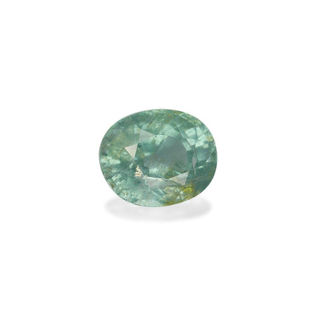 OVAL-cut Green Tourmaline Pale Green 4.77 carats