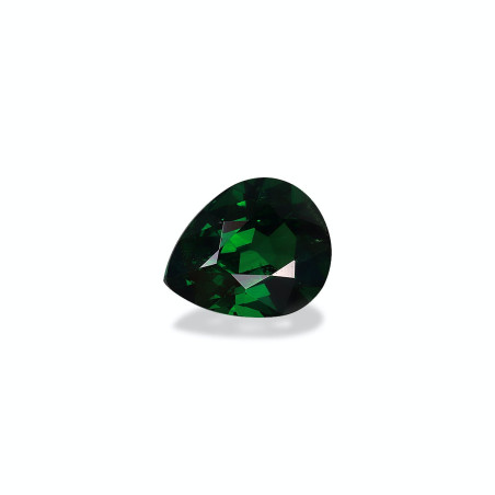 Pear-cut tsavorite Basil Green 2.37 carats