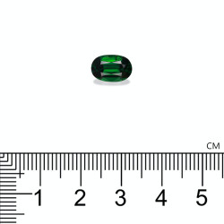 tsavorite lengte OVAL Basilikumgr&uuml;n 2.18 karaten