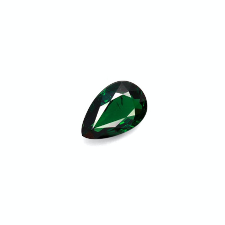 Pear-cut tsavorite Basil Green 2.72 carats