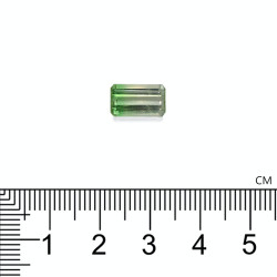 rechthoekig geslepen tsavoriet Lime Green 3,24 karaat