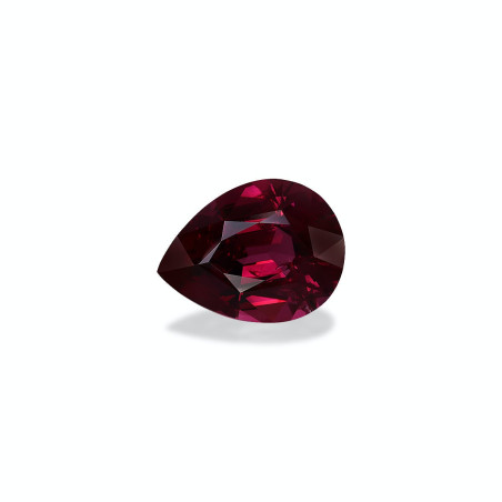 Pear-cut rhodolite Red 10.03 carats