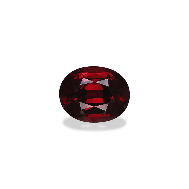rhodolite taille 椭圆形 红色 11.76 carats