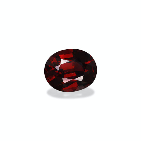 OVAL-cut rhodolite Red 11.76 carats