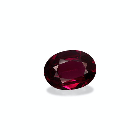 OVAL-cut rhodolite Red 10.46 carats