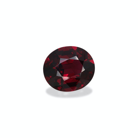 OVAL-cut rhodolite Red 13.33 carats