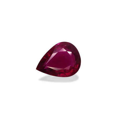 红碧榴石 taille 梨子 红色 13.40 carats