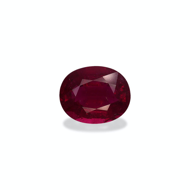 红碧榴石 taille 椭圆形 绿色 8.23 carats