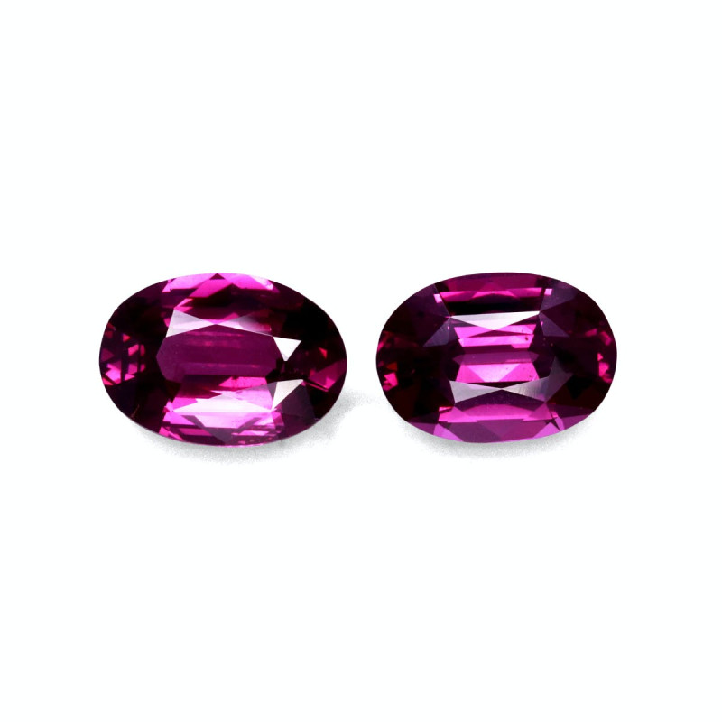 umbalite taille 椭圆形 紫红色 7.39 carats