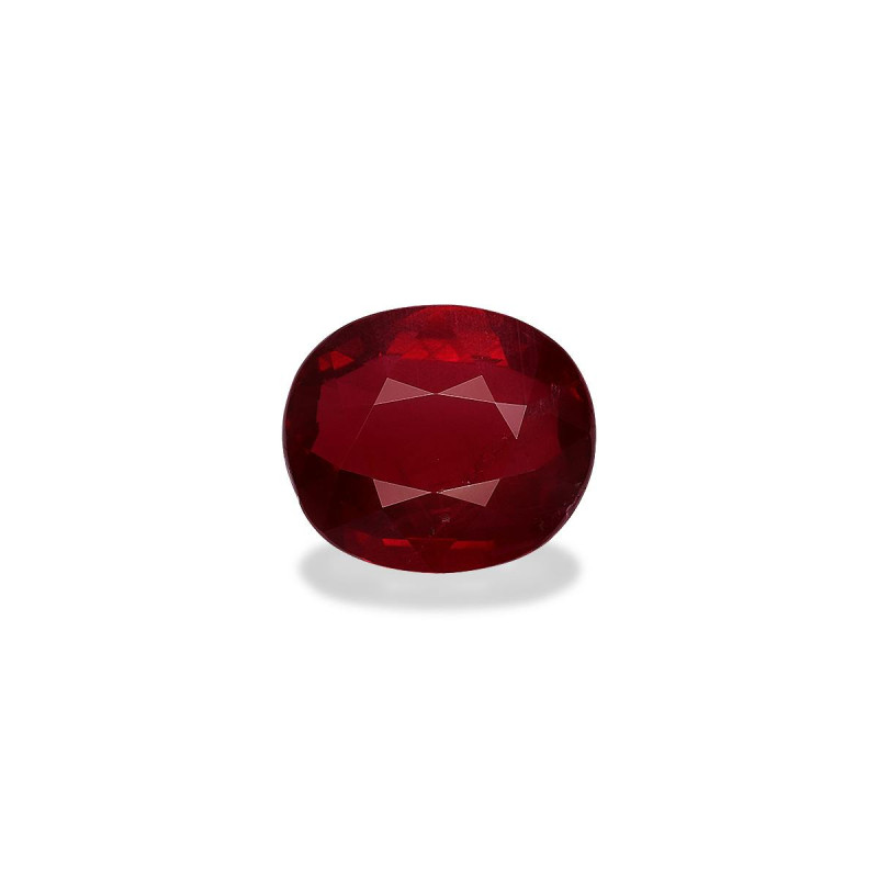 OVAL-cut Mozambique Ruby Red 3.00 carats