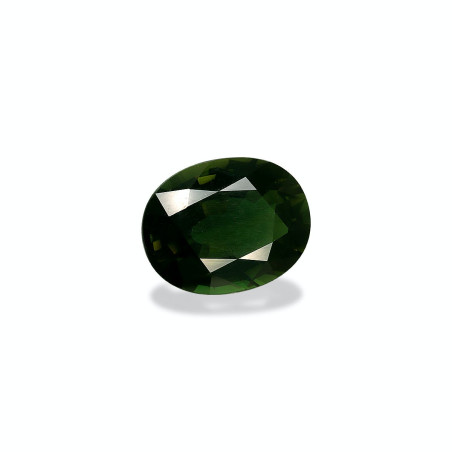 Chrom-Turmalin lengte OVAL Basilikumgr&uuml;n 5.82 karaten