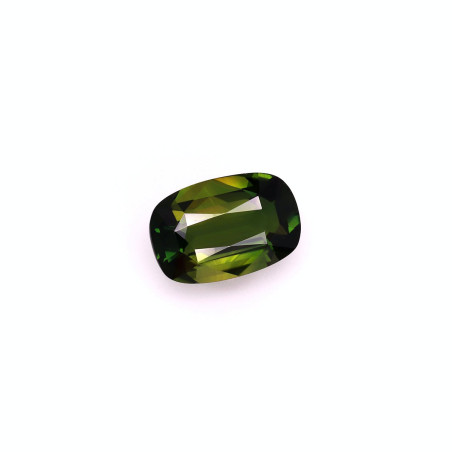 Tourmaline Chrom&eacute;e taille COUSSIN Moss Green 4.01 carats