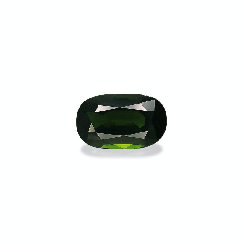 OVAL-cut Chrome Tourmaline Basil Green 5.28 carats