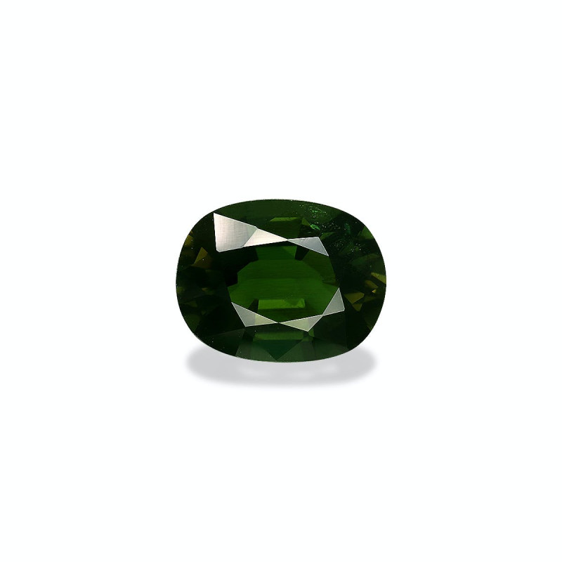 Chrom-Turmalin lengte OVAL Basilikumgrün 2.68 karaten