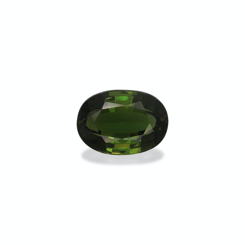 OVAL-cut Chrome Tourmaline Green 4.15 carats