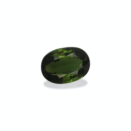 OVAL-cut Chrome Tourmaline Green 4.15 carats