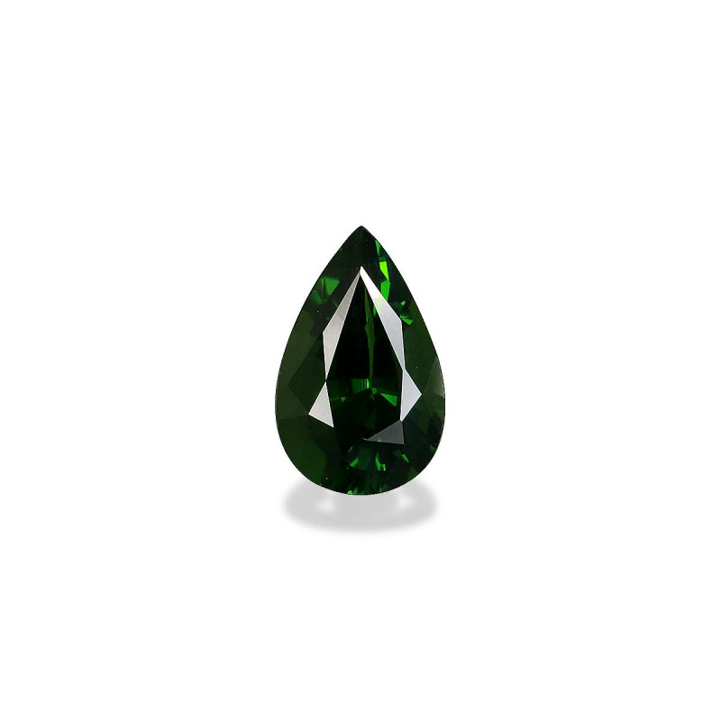 Pear-cut Chrome Tourmaline Basil Green 2.51 carats