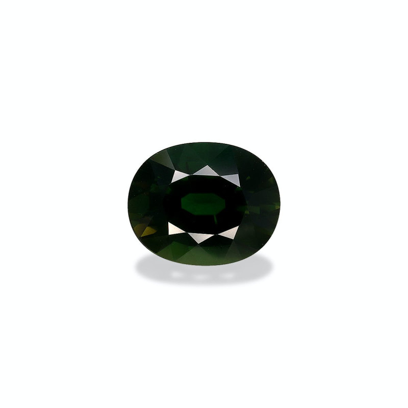 OVAL-cut Chrome Tourmaline Basil Green 4.31 carats