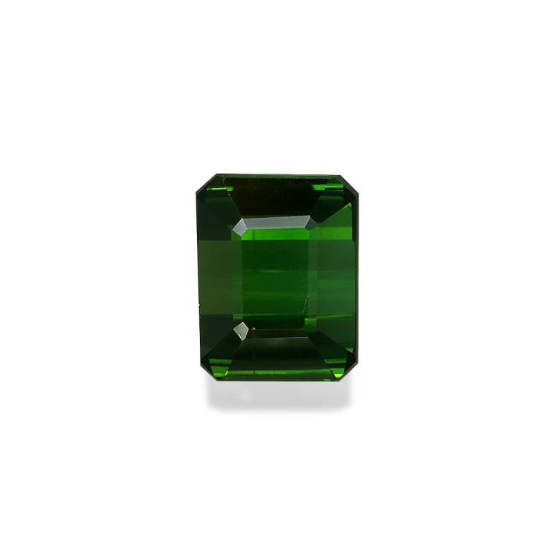 RECTANGULAR-cut Chrome Tourmaline Basil Green 6.16 carats