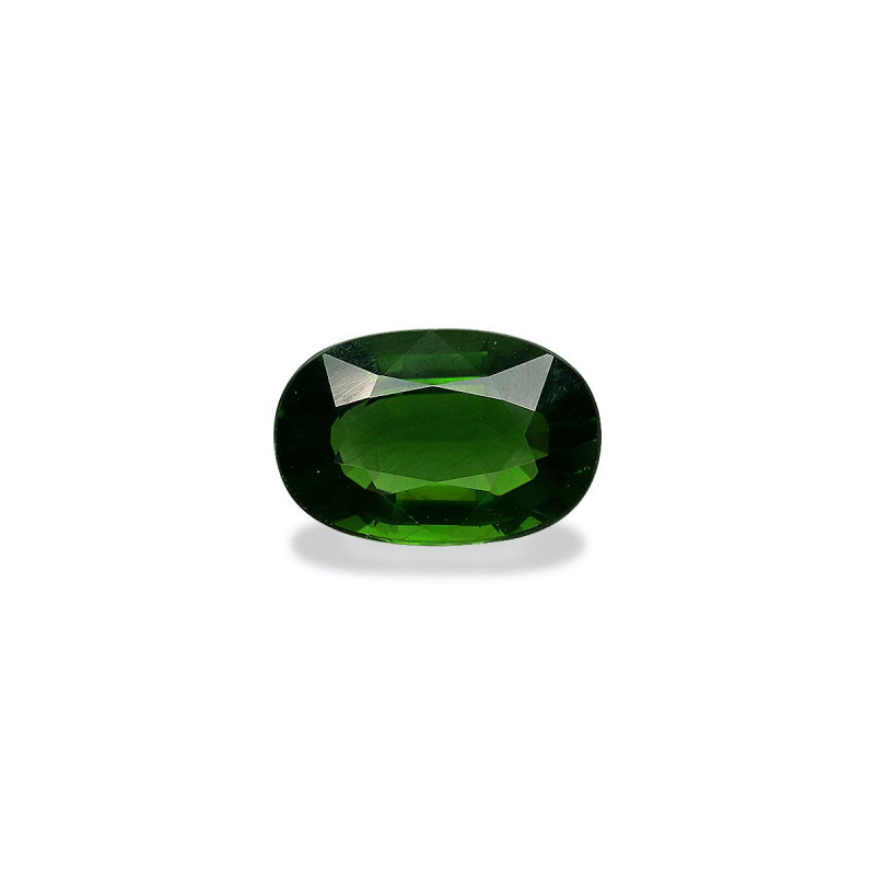 OVAL-cut Chrome Tourmaline Basil Green 1.82 carats