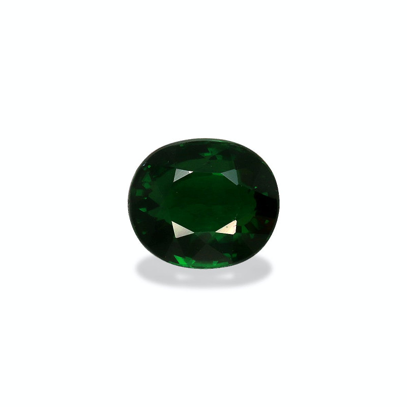 OVAL-cut Chrome Tourmaline Basil Green 2.06 carats