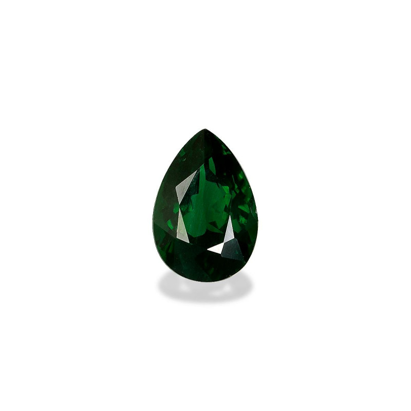 Pear-cut Chrome Tourmaline Basil Green 2.20 carats