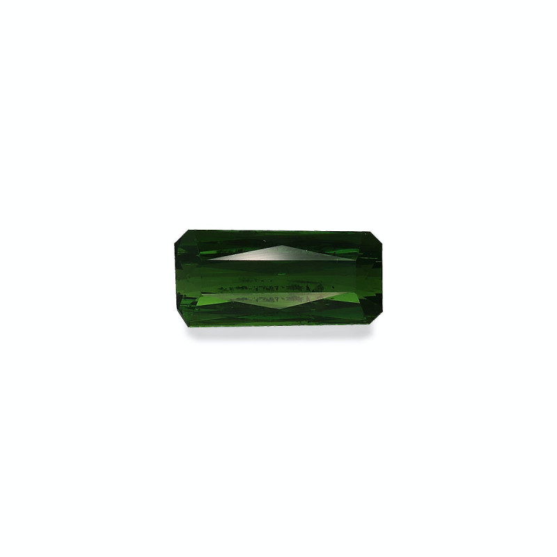 RECTANGULAR-cut Chrome Tourmaline Basil Green 2.98 carats