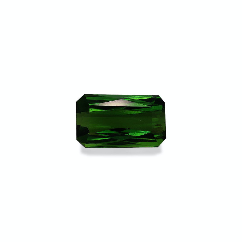 RECTANGULAR-cut Chrome Tourmaline Green 2.91 carats
