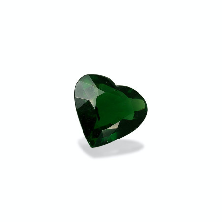 Turmalina Cromada taille COEUR Basil Green 1.55 carats