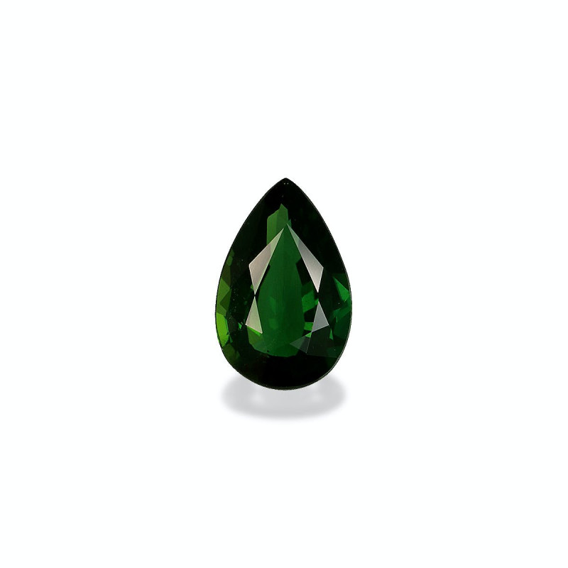 Tourmaline Chrom&eacute;e taille Poire Vert 1.63 carats