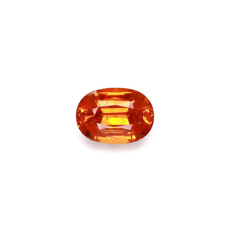 spessartite الحجم بيضاوي البرتقالي 13.51 