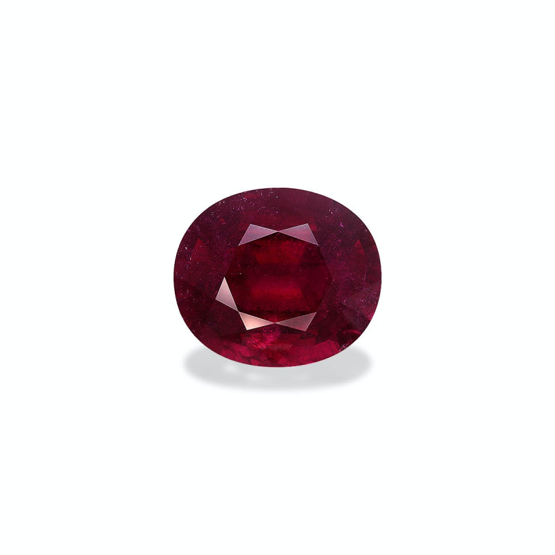 红碧榴石 taille 椭圆形 红玫瑰 27.20 carats