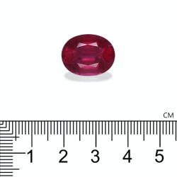 Ovale geslepen Rubelliet Roze Rood 13.57 karaat