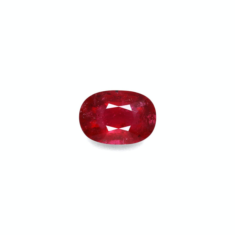 OVAL-cut Rubellite Tourmaline Red 8.28 carats