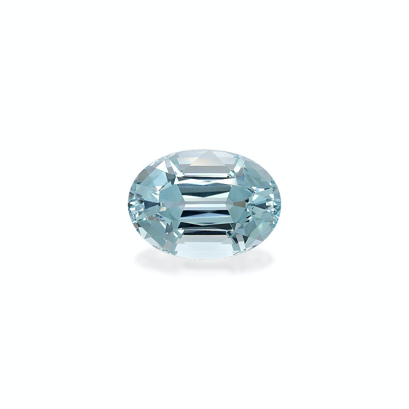 OVAL-cut Aquamarine Sky Blue 28.04 carats