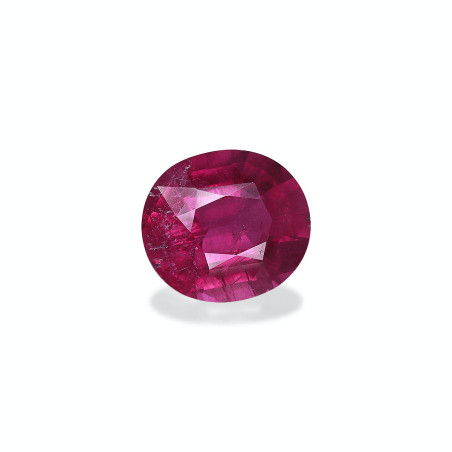 红碧榴石 taille 椭圆形 粉色 17.24 carats