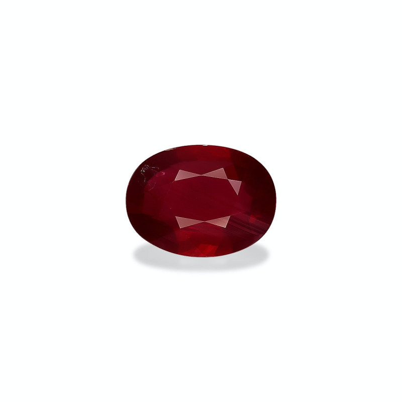 Rubis du Mozambique taille OVALE Rouge 3.02 carats