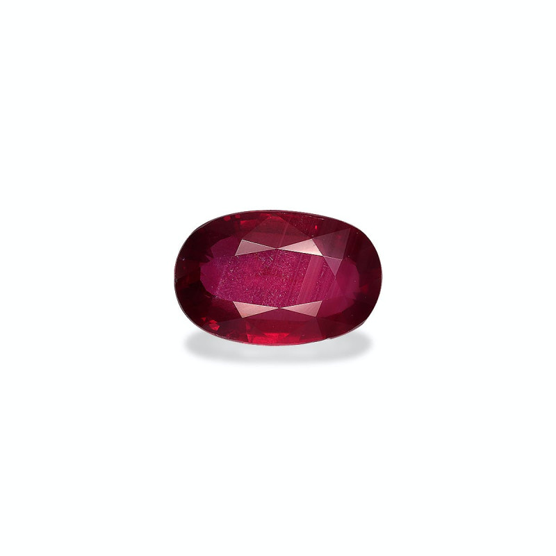 莫桑比克红宝石 taille 椭圆形 红色 3.00 carats