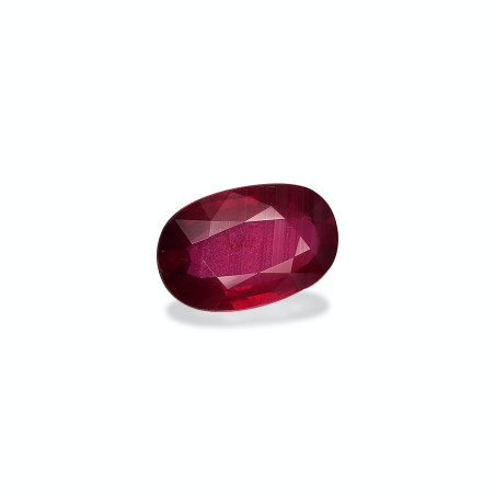 Rub&iacute;es de Mozambique taille OVALE Rojo 3.00 carats