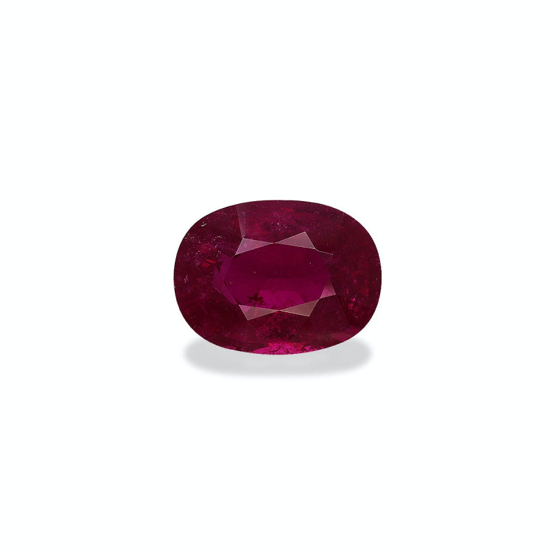 Rubellit lengte OVAL Rot 10.91 karaten