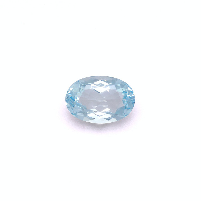 海蓝宝 taille 椭圆形 蓝天 3.77 carats